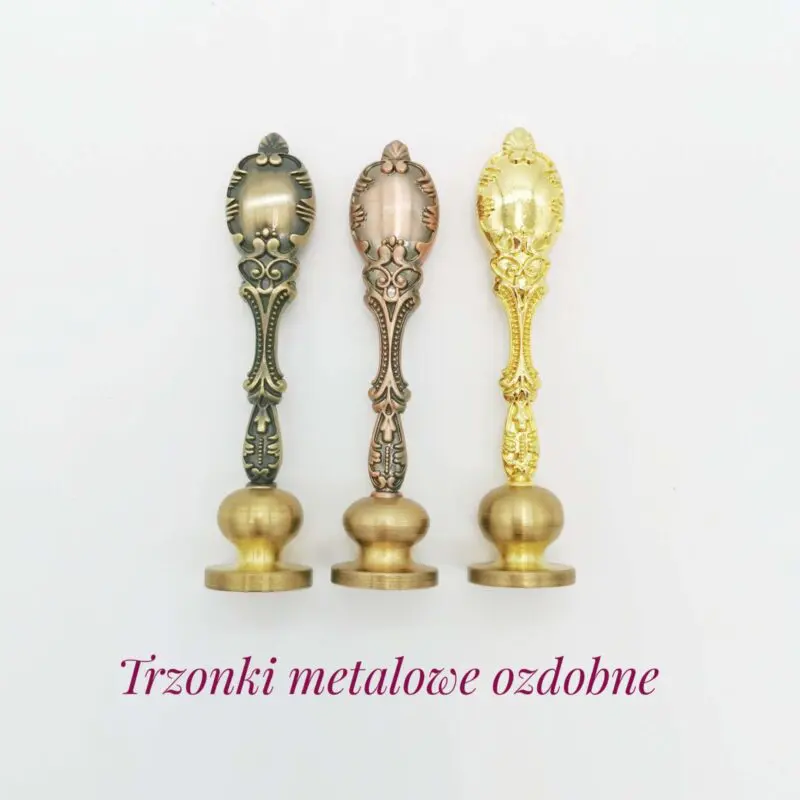 trzonki metalowe ozdobne