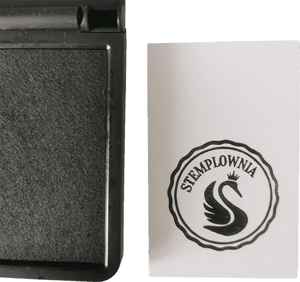 Poduszka do stempli w kolorze czarnym