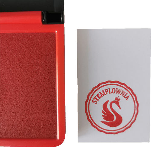 Poduszka do stempli w kolorze CZERWONYM