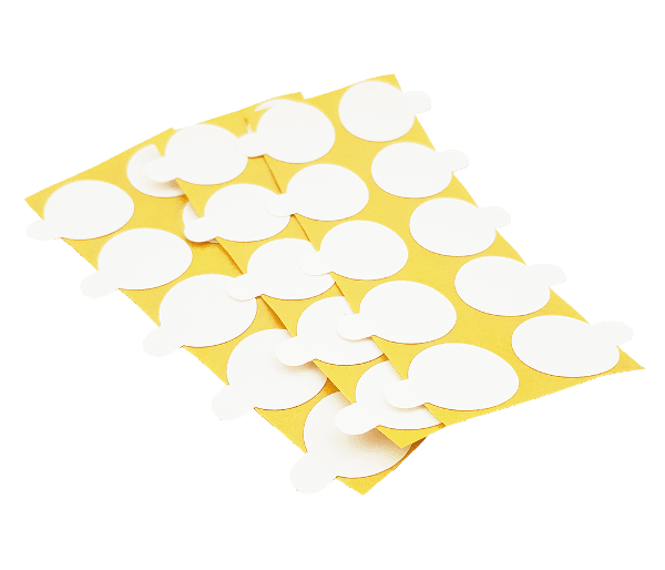 Stickersy / kółeczka dwustronnie lepiące do odbić lakowych