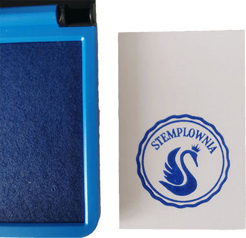 Poduszka do stempli w kolorze NIEBIESKIM