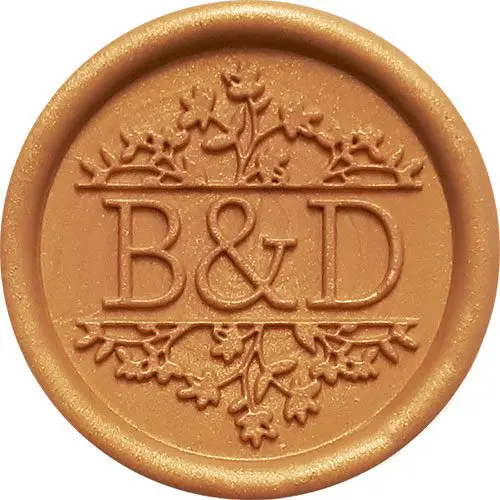 Pieczęć-lakowa-z-inicjałami-kwiaty-miniatura