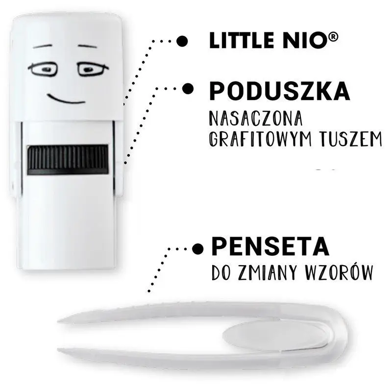 PIECZĄTKA LITTLE NIO POBIERAMY SIĘ skład