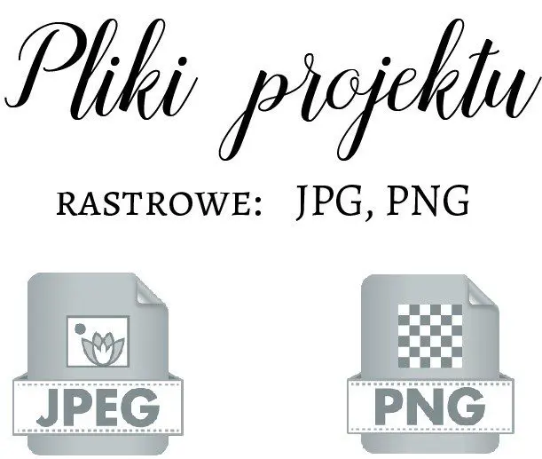 pliki projektu rastrowe