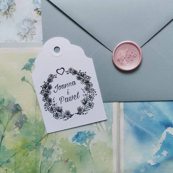 Pieczątki graficzne - stemple ślubne