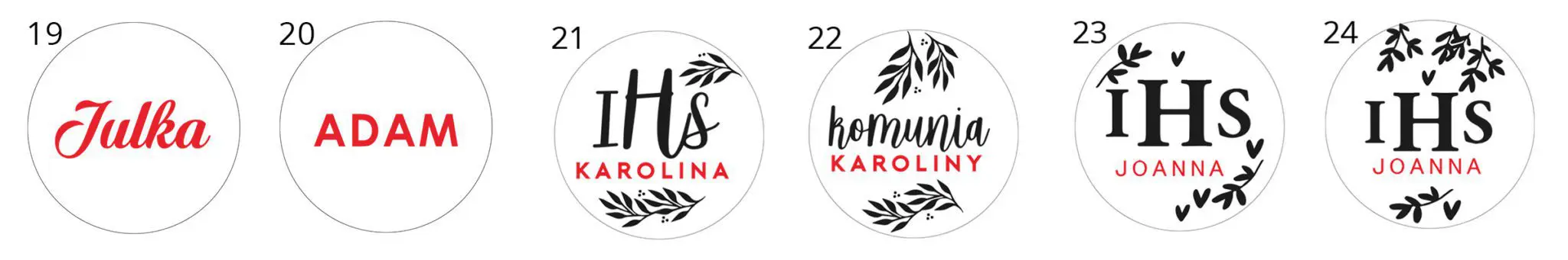 Stemple do ciastek gotowe wzory 4