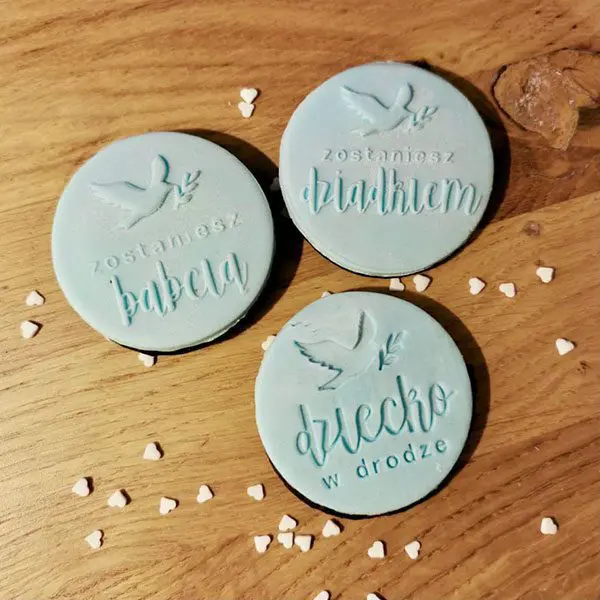 Stempel do ciastek dziecko w drodze