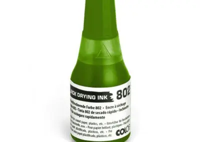 tusz-szybkoschnacy-ZIELONY-BUTELECZKA-25-ML-STEMPLOWNIA