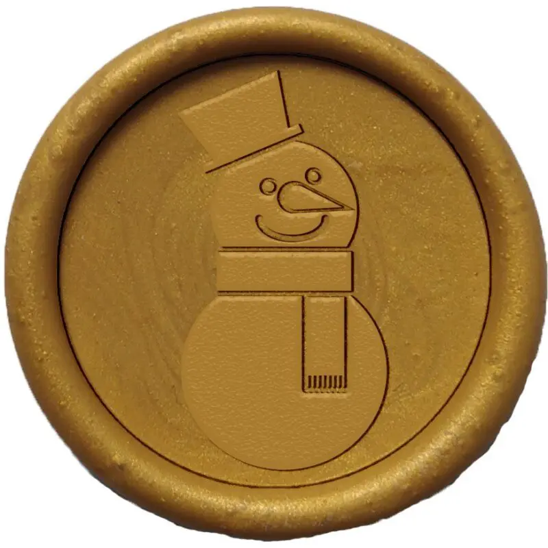 Bałwan - Stempel do laku na Boże Narodzenie