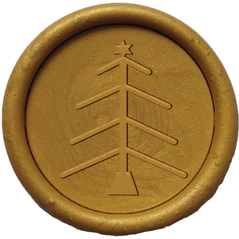 Choinka 2 - Stempel do laku na Boże Narodzenie