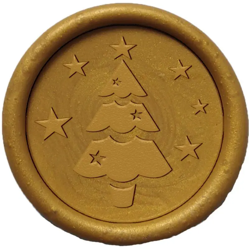 Choinka 6 - Stempel do laku na Boże Narodzenie