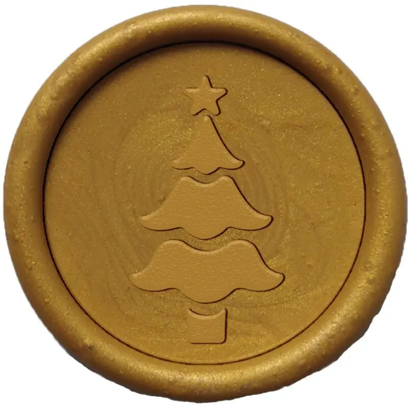 Choinka 7 - Stempel do laku na Boże Narodzenie