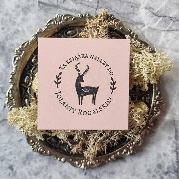 Pieczątka ex libris Jelonek