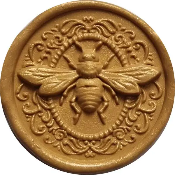 odbicia lakowe - pszczoła 3d