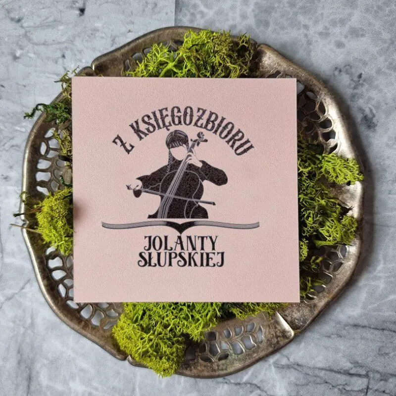 Ex-libris-Wednesday-Adams---wiolonczela