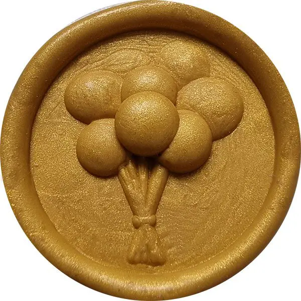 Odbicia lakowe na zaproszenia urodziny BALONY stemplownia