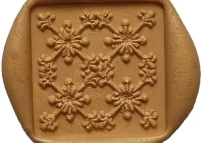 odbicia lakowe ornament kwadratowy stemplownia