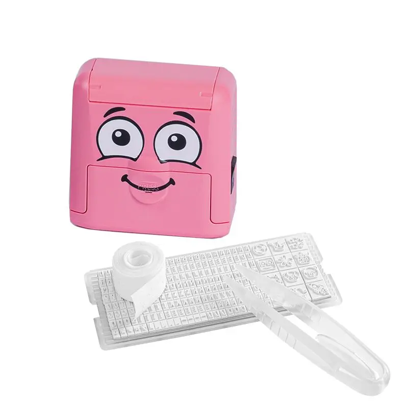 Pieczatka do odziezy drukarenka różowa