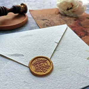 Stempel-do-laku-z-monogramem---wzór-kwiaty Stempel-do-laku-z-monogramem---wzór-kwiaty