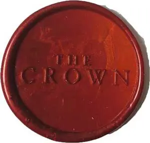 Stempel-z-logo-serialu-the-crown-NETFLIX