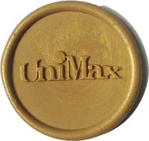 Pieczęć do laku wykonana przez stemplownia dla unimax