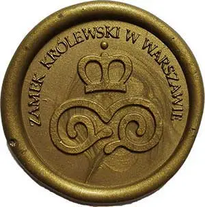 Pieczęć do laku wykonana przez stemplownia dla Zamek królewski w warszawie