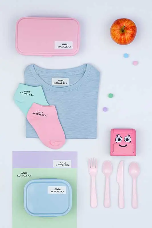 Pieczątka do odzieży - zdjęcie opakowania.