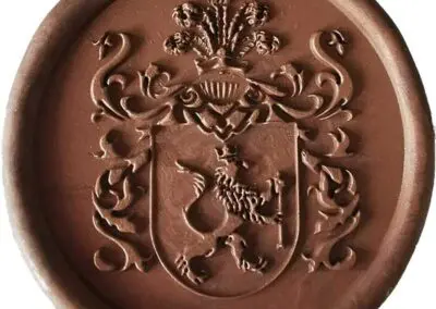 Pieczęć do laku z herbem Bormann