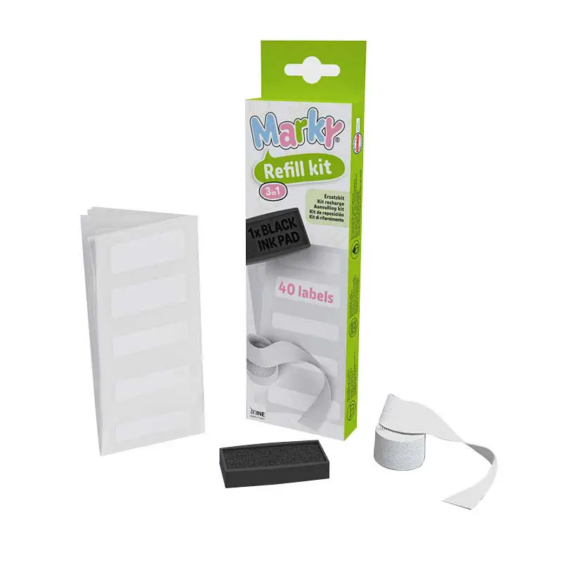 Zestaw uzupełniający do pieczątki odzieżowej