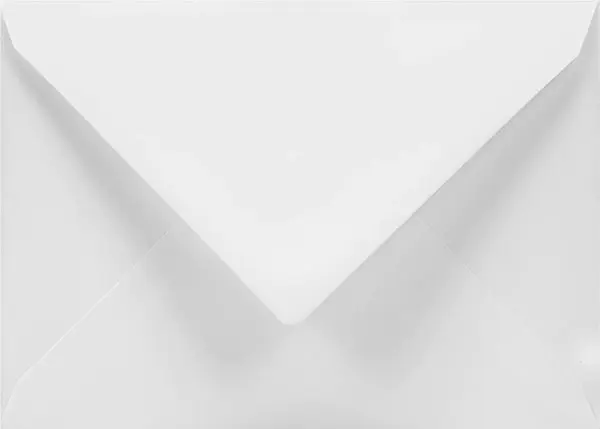 Ekologiczna biała koperta do zaproszeń ślubnych C6 Materica Gesso z włóknami bawełny.